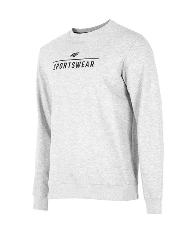 Sweatshirt 4F BLM350 Hommes Gris