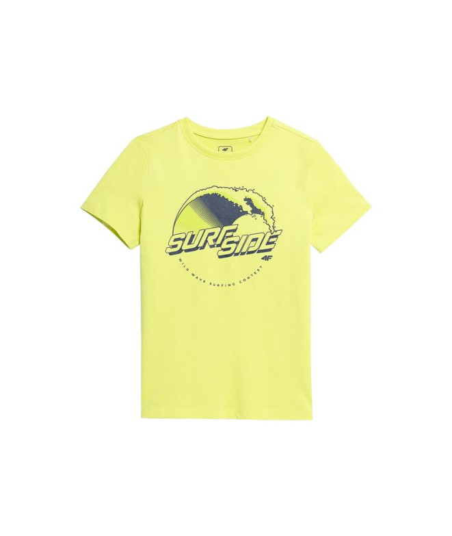 T-shirt 4F JTSM012 Boy Yellow