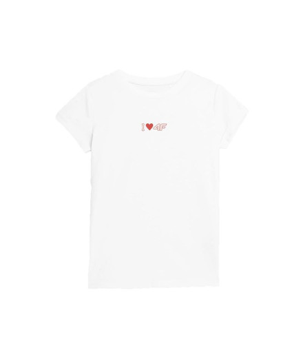 T-shirt 4F JTSD005 Girl blanc