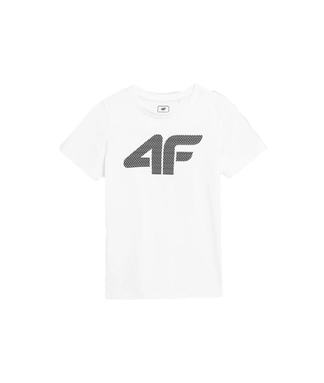 T-shirt 4F blanc Garçon