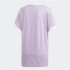 T-shirt adidas 3 bandes lilas Femme