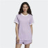 T-shirt adidas 3 bandes lilas Femme