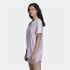 T-shirt adidas 3 bandes lilas Femme