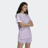 T-shirt adidas 3 bandes lilas Femme