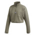 Sweat adidas Coupe verte Femme