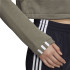 Sweat adidas Coupe verte Femme