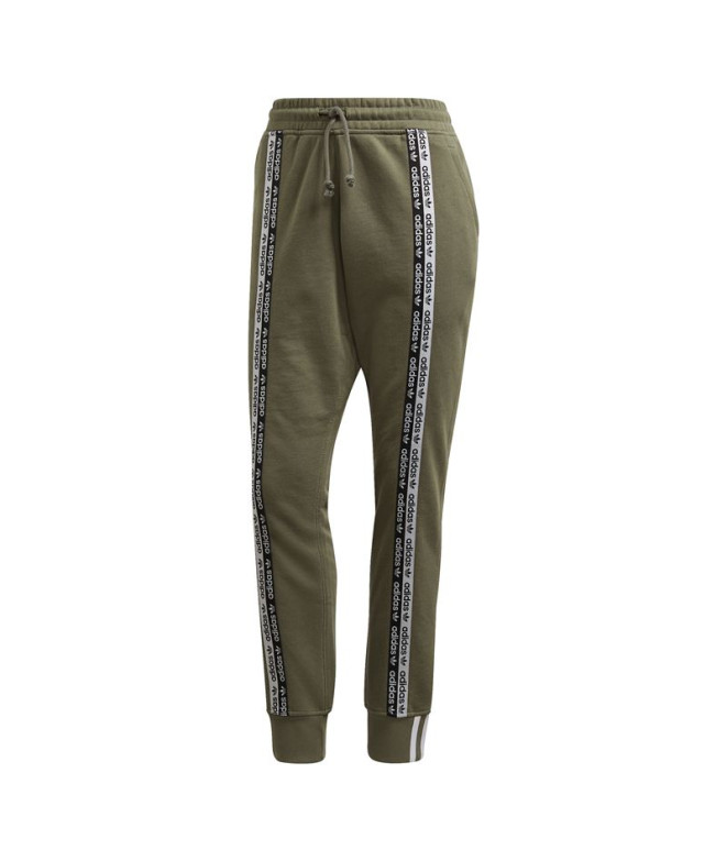 Pantalons adidas Manchette Verleg Vert Femme