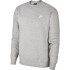 Sweat Nike Sportswear Club Fleece gris Homme