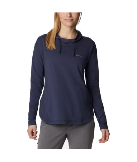 Sweat from Trail Columbia Sun Trek™ Eu Hooded Bleu Femme