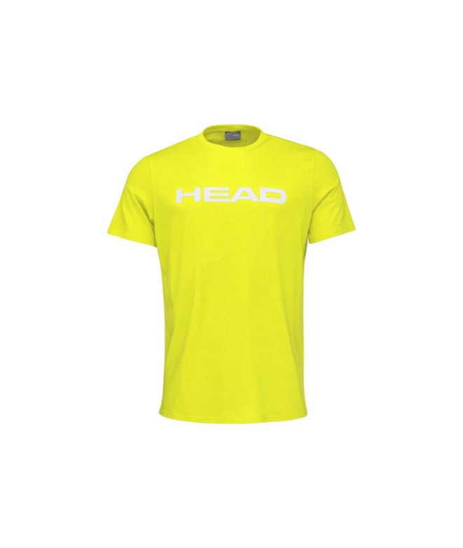 Chemise de tennis Head Club Basic Hommes Jaune