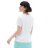 T-Shirt Vans Wm Drop V Ss Crew-B Femmes Blanc