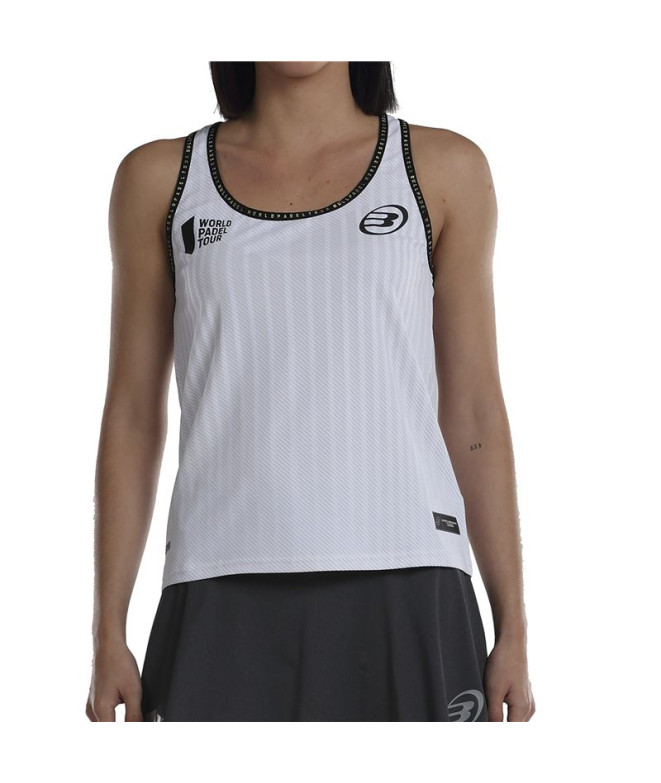 T-Shirt Padel Bullpadel Lugar Femme Blanc