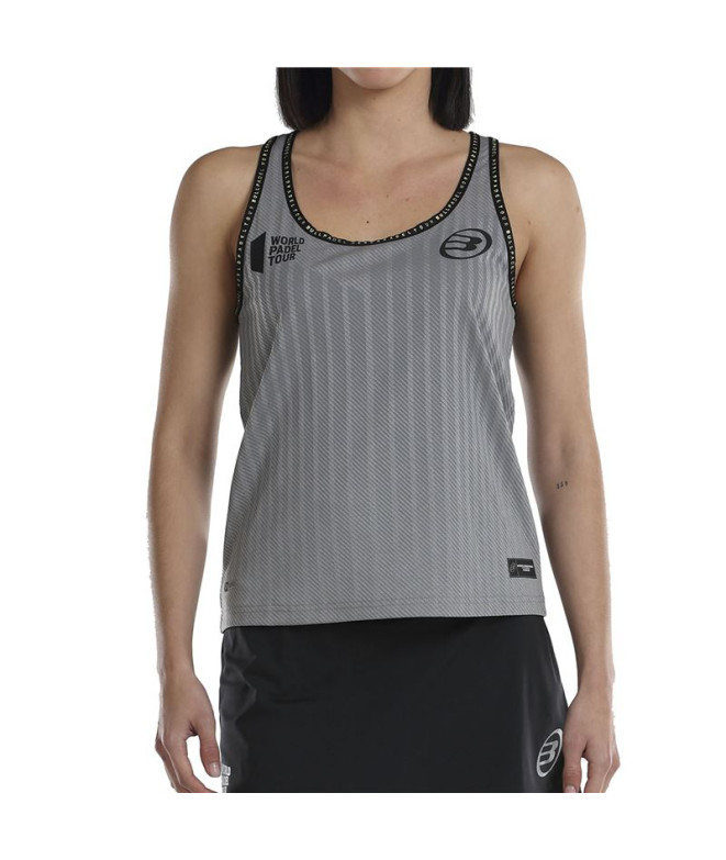 Padel T-Shirt Bullpadel Lugar Gris Femme