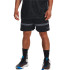 Pantalon de basket Under Amour Baseline Woven short t Ii Blk Hommes