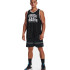 T-shirt by Basket-ball Under Amour Baseline Reversible Jsy Blk Homme