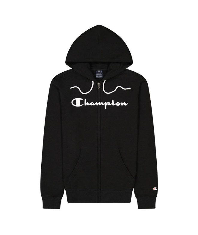 Veste Champion Sweatshirt zippé à capuche Noir...