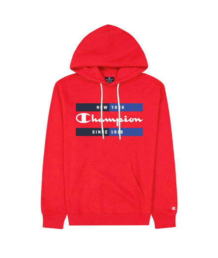 Sweatshirt Champion Sweat à capuche New York Rouge Homme