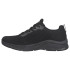 Chaussures Skechers Squad Air-Close Enco Femme Noir Engineered Knit