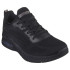 Chaussures Skechers Squad Air-Close Enco Femme Noir Engineered Knit