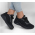 Chaussures Skechers Squad Air-Close Enco Femme Noir Engineered Knit