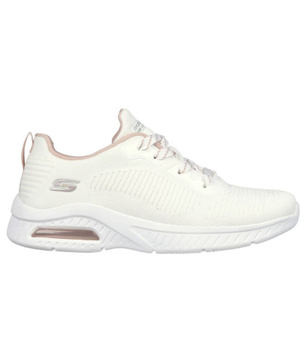 Chaussures Skechers Squad Air-Sweet Enco Femme Off White...