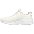 Chaussures Skechers Squad Air-Sweet Enco Femme Off White Engineered Knit