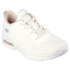 Chaussures Skechers Squad Air-Sweet Enco Femme Off White Engineered Knit