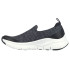 Chaussures Skechers Arch Fit - Quick Sta Femme Tricot noir/bordures blanches
