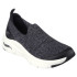 Chaussures Skechers Arch Fit - Quick Sta Femme Tricot noir/bordures blanches