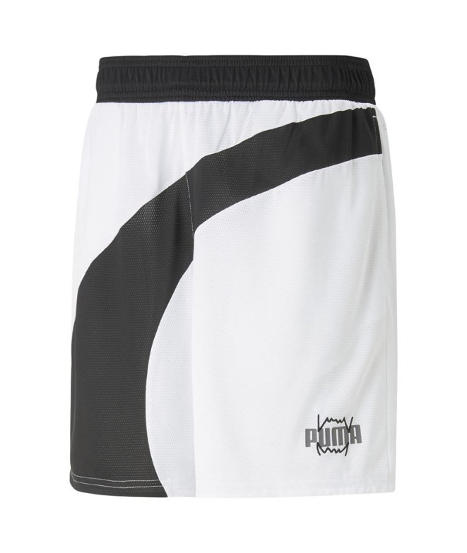 Pantalon de basket-ball Puma Flare Hommes Blanc