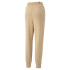 Puma Ess+ Embroidery High Trousers Femmes Beige