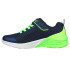 Chaussures Skechers Microspec Max - Gorv Enfant Navy Textile / Lime Trim