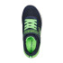 Chaussures Skechers Microspec Max - Gorv Enfant Navy Textile / Lime Trim