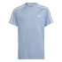 T-Shirt Fitness adidas Essentials 3S Garçon Bleu