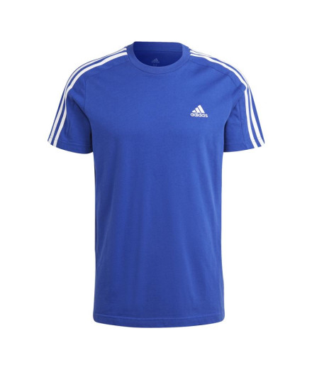T-shirt adidas Homme Essentials Single 3S Bleu