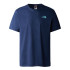T-shirt par Montagne The North Face Redbox Celebration Homme Blue