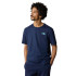 T-shirt par Montagne The North Face Redbox Celebration Homme Blue
