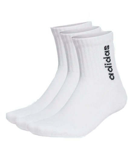 Chaussettes adidas C Lin Vertic 3P White