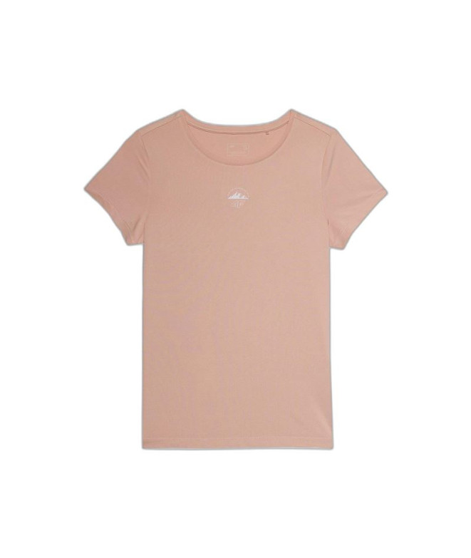 Mountain T-Shirt 4F Fnk F193 Femmes Coral