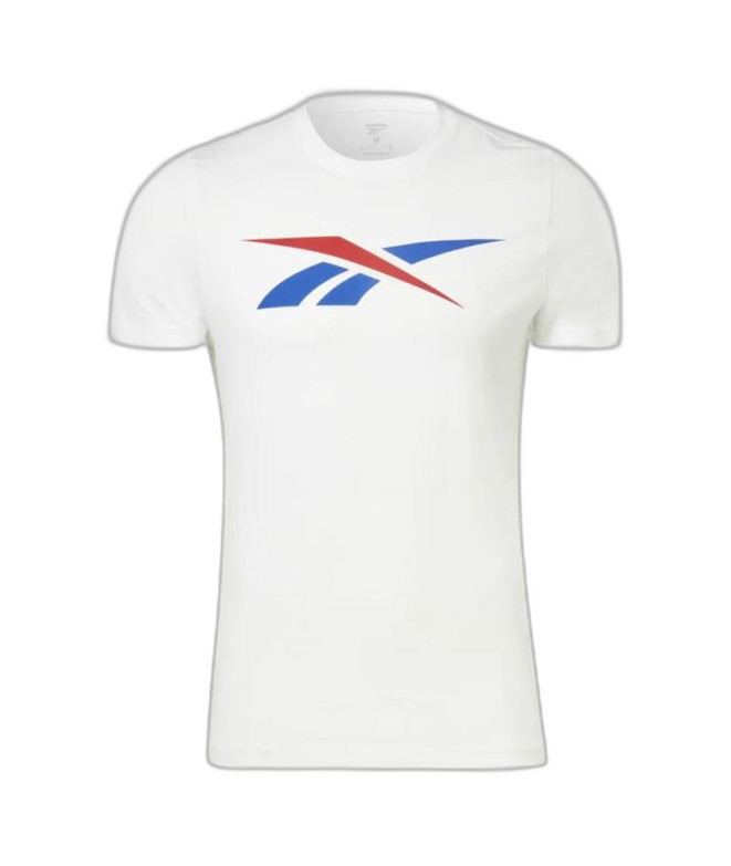 T-shirt Reebok Homme Série graphique Vecteur blanc