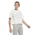 T-shirt Reebok Logo graphique Femme Blanc