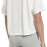 T-shirt Reebok Logo graphique Femme Blanc