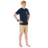 T-shirt Rip Curl Agrafeuse Garçon Bleu