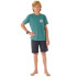 T-shirt Rip Curl Agrafeuse Garçon Bleu