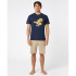T-shirt Rip Curl Encadré Homme Bleu