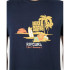 T-shirt Rip Curl Encadré Homme Bleu