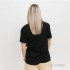 T-shirt Champion Crewneck Noir Femme