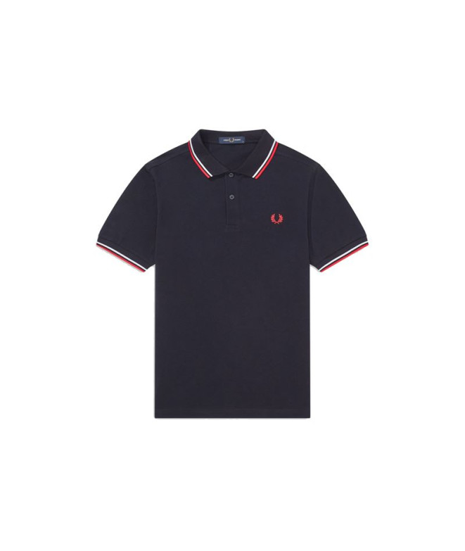 Polo bleu marine Fred Perry M3600 Hommes