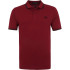 Polo Fred Perry Twin Tipped vin rouge Hommes