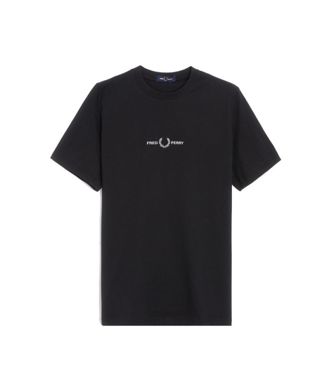 Fred Perry T-shirt brodé noir Homme